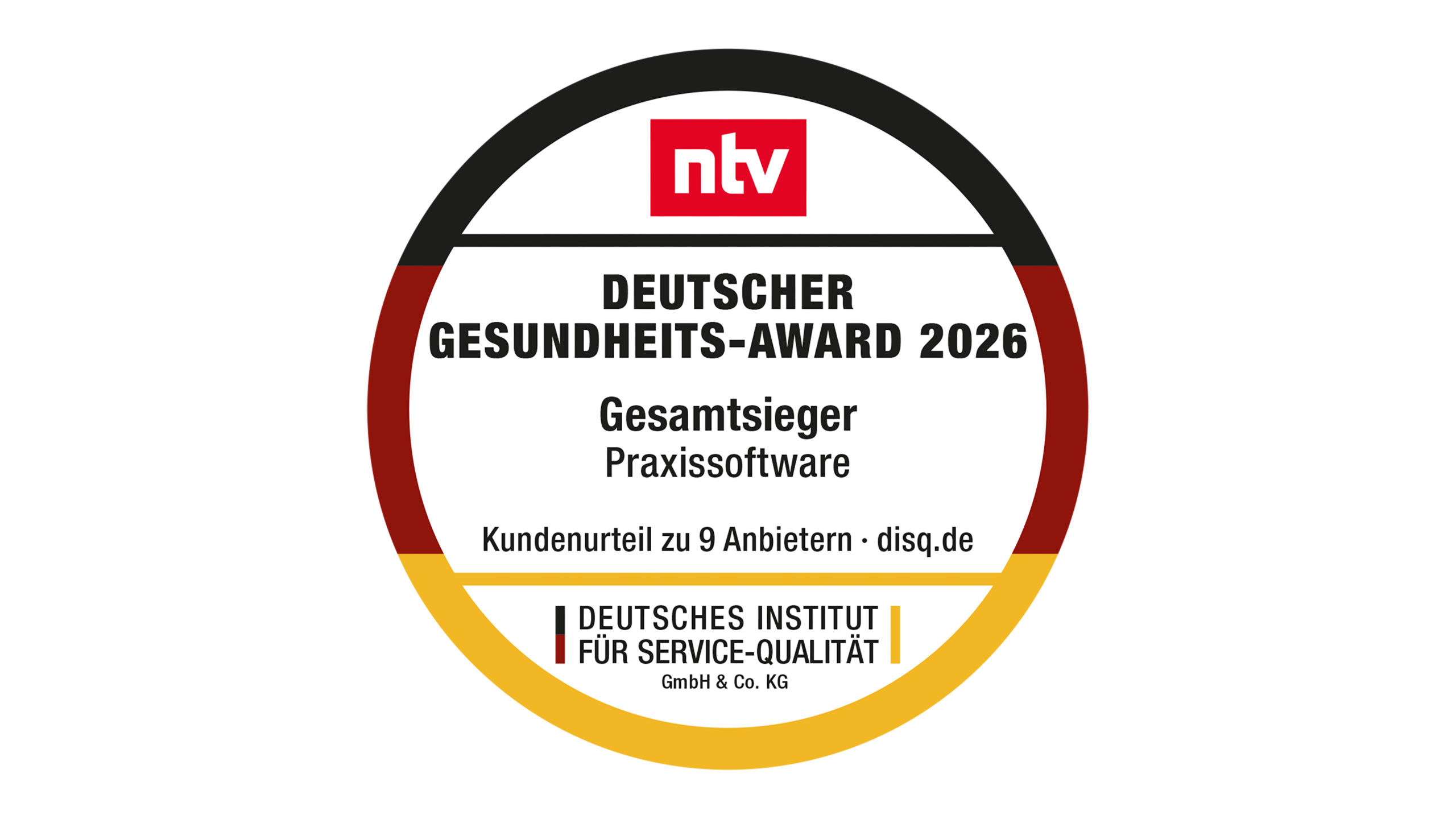 MEDICAL OFFICE – Deutscher Gesundheits-Award 2026, Gesamtsieger Praxissoftware