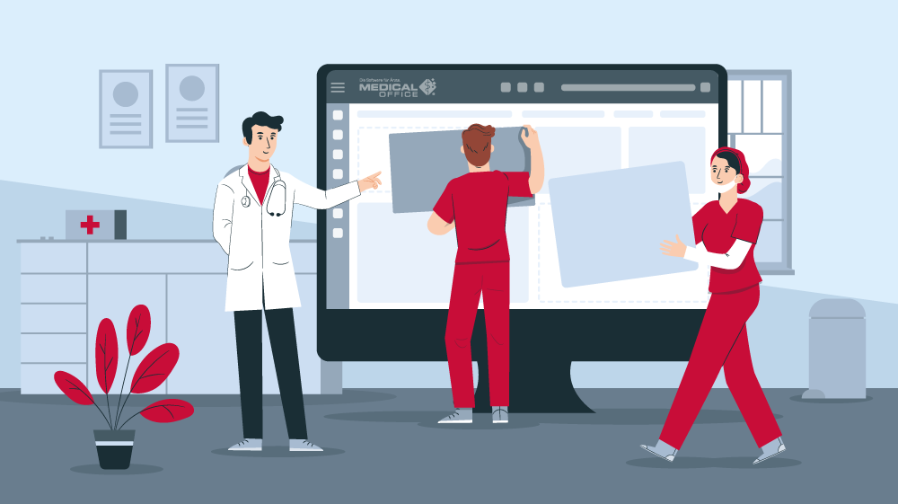 Dynamic View: individuell anpassbare Benutzeroberfläche von MEDICAL OFFICE