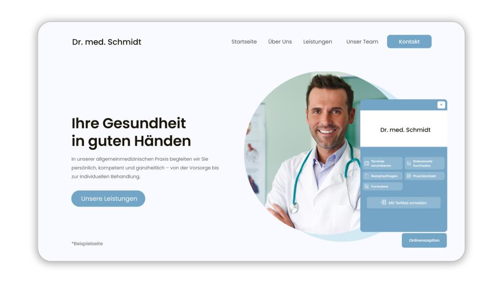 Online-Rezeption für die Arztpraxis